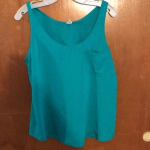 Old navy green dressy tank top